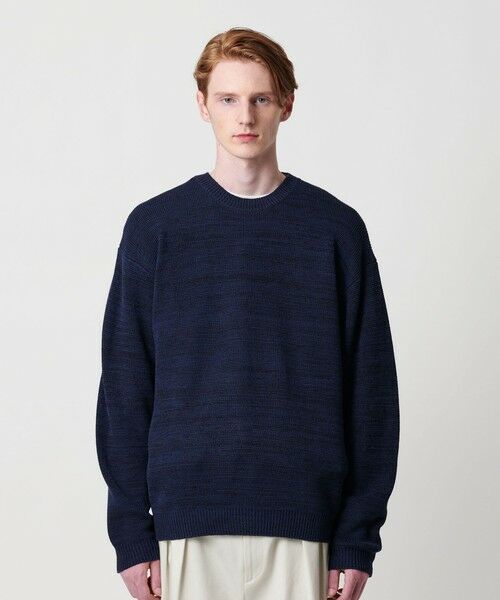 BEAUTY&YOUTH UNITED ARROWS / ビューティー&ユース ユナイテッドアローズ ニット・セーター | ドロップ ミラノ ミックス クルーネック ニット | 詳細13