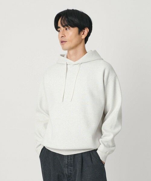 BEAUTY&YOUTH UNITED ARROWS / ビューティー&ユース ユナイテッドアローズ ニット・セーター | ミラノリブ ニット スウェットパーカー | 詳細1