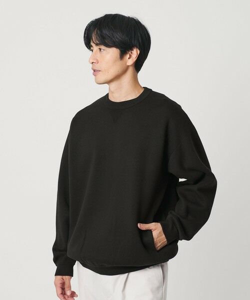BEAUTY & YOUTH UNITED ARROWS/ビューティー&ユース ユナイテッドアローズ ミラノリブ クルーネック ニットスウェット BLACK S BEAUTY & YOUTH UNITED ARROWS/ビューティー&ユース ユナイテッドアローズ ミラノリブ クルーネック ニットスウェット BLACK S