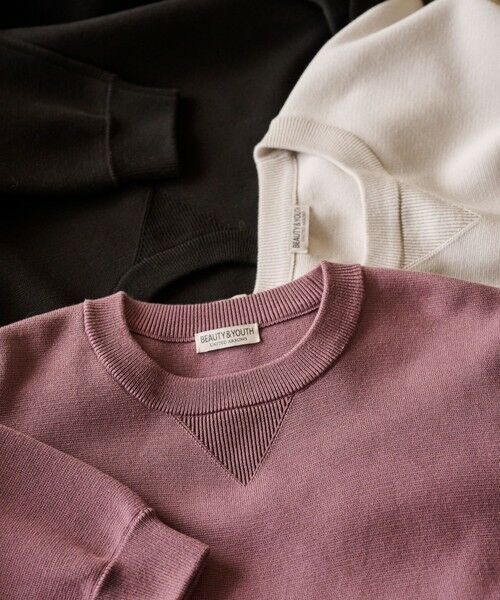 BEAUTY&YOUTH UNITED ARROWS / ビューティー&ユース ユナイテッドアローズ ニット・セーター | ミラノリブ クルーネック ニットスウェット | 詳細30