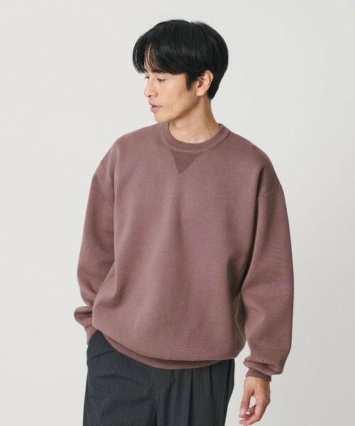 BEAUTY & YOUTH UNITED ARROWS/ビューティー&ユース ユナイテッドアローズ ミラノリブ クルーネック ニットスウェット LILAC XL BEAUTY & YOUTH UNITED ARROWS/ビューティー&ユース ユナイテッドアローズ ミラノリブ クルーネック ニットスウェット LILAC XL