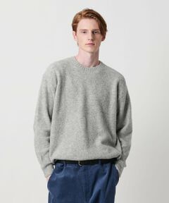 BEAUTY&YOUTH UNITED ARROWS / ビューティー&ユース ユナイテッドアローズ ニット・セーター | クリンプ コットンウール クルーネック ニット