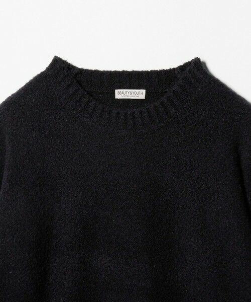 BEAUTY&YOUTH UNITED ARROWS / ビューティー&ユース ユナイテッドアローズ ニット・セーター | クリンプ コットンウール クルーネック ニット | 詳細4