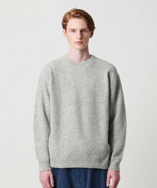 BEAUTY&YOUTH UNITED ARROWS / ビューティー&ユース ユナイテッドアローズ ニット・セーター | クリンプ コットンウール クルーネック ニット | 詳細7