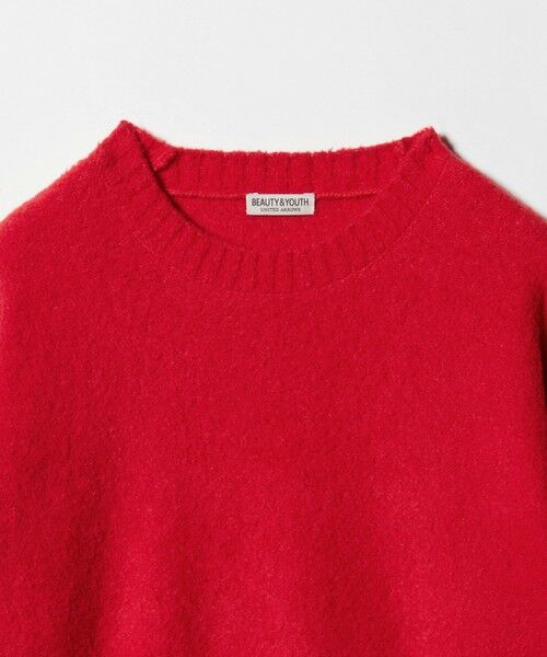 BEAUTY&YOUTH UNITED ARROWS / ビューティー&ユース ユナイテッドアローズ ニット・セーター | クリンプ コットンウール クルーネック ニット | 詳細16