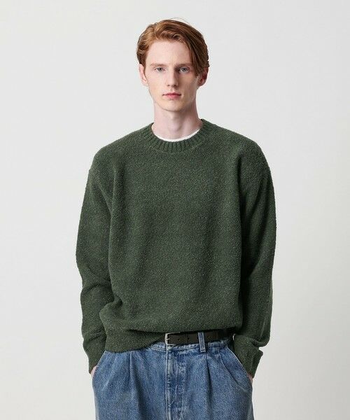BEAUTY&YOUTH UNITED ARROWS / ビューティー&ユース ユナイテッドアローズ ニット・セーター | クリンプ コットンウール クルーネック ニット | 詳細18