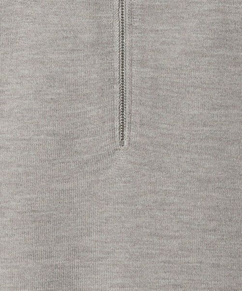 BEAUTY&YOUTH UNITED ARROWS / ビューティー&ユース ユナイテッドアローズ ニット・セーター | ハイブリッド ウール ジップ クルーネック ニット | 詳細16