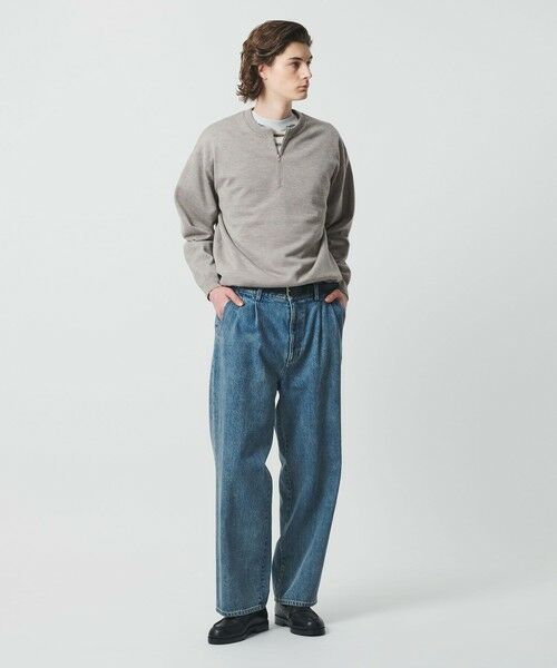 BEAUTY&YOUTH UNITED ARROWS / ビューティー&ユース ユナイテッドアローズ ニット・セーター | ハイブリッド ウール ジップ クルーネック ニット | 詳細8