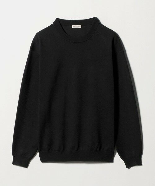 BEAUTY & YOUTH UNITED ARROWS/ビューティー&ユース ユナイテッドアローズ ハイブリッド ウール クルーネック ニット ウォッシャブル BLACK XL BEAUTY & YOUTH UNITED ARROWS/ビューティー&ユース ユナイテッドアローズ ハイブリッド ウール クルーネック ニット ウォッシャブル BLACK XL