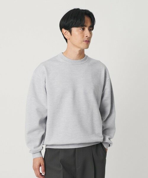 BEAUTY&YOUTH UNITED ARROWS / ビューティー&ユース ユナイテッドアローズ ニット・セーター | ハイブリッド ウール クルーネック ニット ウォッシャブル | 詳細5