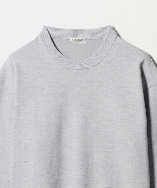 BEAUTY&YOUTH UNITED ARROWS / ビューティー&ユース ユナイテッドアローズ ニット・セーター | ハイブリッド ウール クルーネック ニット ウォッシャブル | 詳細12