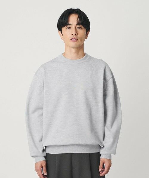 BEAUTY&YOUTH UNITED ARROWS / ビューティー&ユース ユナイテッドアローズ ニット・セーター | ハイブリッド ウール クルーネック ニット ウォッシャブル | 詳細7