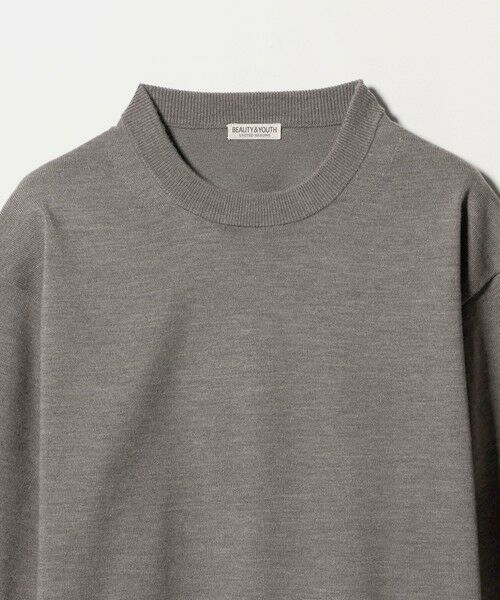 BEAUTY&YOUTH UNITED ARROWS / ビューティー&ユース ユナイテッドアローズ ニット・セーター | ハイブリッド ウール クルーネック ニット ウォッシャブル | 詳細18