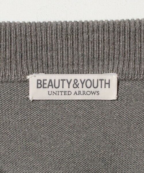 BEAUTY&YOUTH UNITED ARROWS / ビューティー&ユース ユナイテッドアローズ ニット・セーター | ハイブリッド ウール クルーネック ニット ウォッシャブル | 詳細21