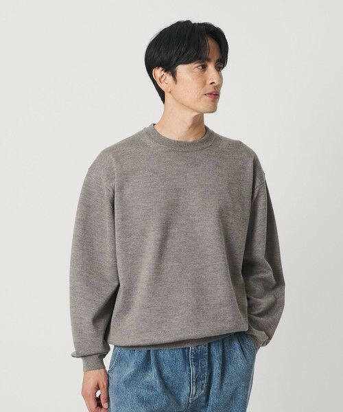 BEAUTY&YOUTH UNITED ARROWS / ビューティー&ユース ユナイテッドアローズ ニット・セーター | ハイブリッド ウール クルーネック ニット ウォッシャブル | 詳細14