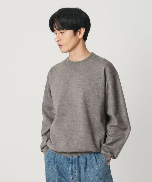 BEAUTY&YOUTH UNITED ARROWS / ビューティー&ユース ユナイテッドアローズ ニット・セーター | ハイブリッド ウール クルーネック ニット ウォッシャブル | 詳細15