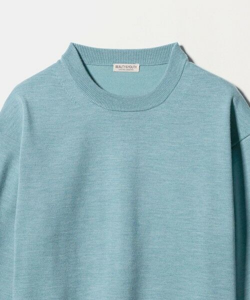 BEAUTY&YOUTH UNITED ARROWS / ビューティー&ユース ユナイテッドアローズ ニット・セーター | ハイブリッド ウール クルーネック ニット ウォッシャブル | 詳細27