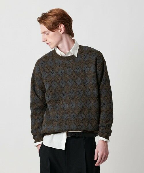 BEAUTY&YOUTH UNITED ARROWS / ビューティー&ユース ユナイテッドアローズ ニット・セーター | ロンバス パターン クルーネック ニット ウォッシャブル | 詳細6