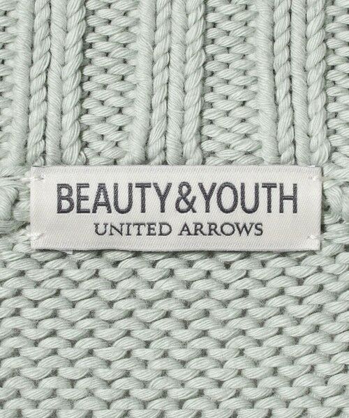 BEAUTY&YOUTH UNITED ARROWS / ビューティー&ユース ユナイテッドアローズ ニット・セーター | コード ヤーン ハーフ ジップ ニット ウォッシャブル | 詳細16