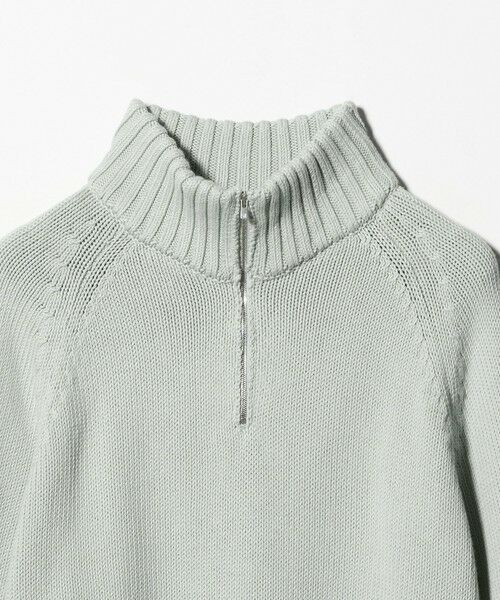 BEAUTY&YOUTH UNITED ARROWS / ビューティー&ユース ユナイテッドアローズ ニット・セーター | コード ヤーン ハーフ ジップ ニット ウォッシャブル | 詳細13