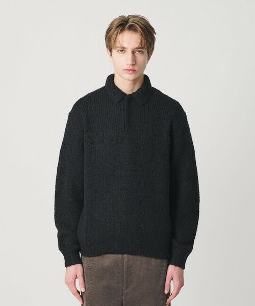 BEAUTY&YOUTH UNITED ARROWS / ビューティー&ユース ユナイテッドアローズ ニット・セーター | バブル ニット 2B ポロシャツ | 詳細3