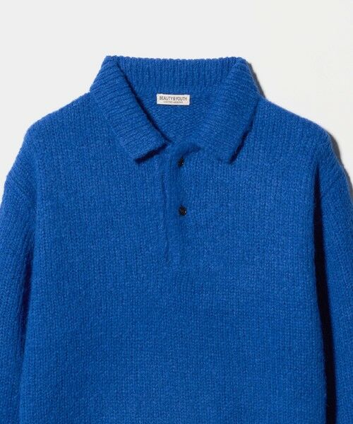 BEAUTY&YOUTH UNITED ARROWS / ビューティー&ユース ユナイテッドアローズ ニット・セーター | バブル ニット 2B ポロシャツ | 詳細13