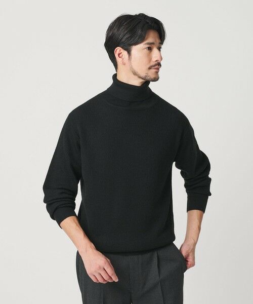BEAUTY&YOUTH UNITED ARROWS / ビューティー&ユース ユナイテッドアローズ ニット・セーター | 【WEB限定 WARDROBE SMART】マシーンウォッシャブル ウールミックス アゼ タートルネック | 詳細13