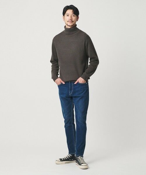 BEAUTY&YOUTH UNITED ARROWS / ビューティー&ユース ユナイテッドアローズ ニット・セーター | 【WEB限定 WARDROBE SMART】マシーンウォッシャブル ウールミックス アゼ タートルネック | 詳細24