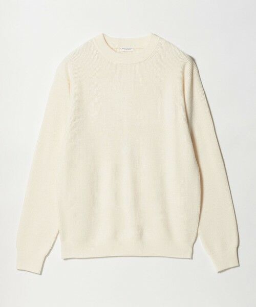 BEAUTY&YOUTH UNITED ARROWS / ビューティー&ユース ユナイテッドアローズ ニット・セーター | 【WEB限定 WARDROBE SMART】マシーンウォッシャブル ウールミックス アゼ クルーネック | 詳細5