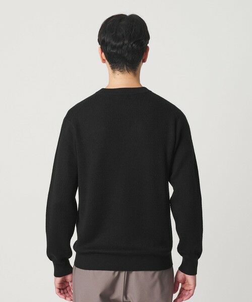 BEAUTY&YOUTH UNITED ARROWS / ビューティー&ユース ユナイテッドアローズ ニット・セーター | 【WEB限定 WARDROBE SMART】マシーンウォッシャブル ウールミックス アゼ クルーネック | 詳細15