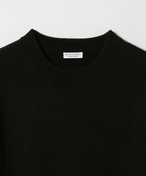 BEAUTY&YOUTH UNITED ARROWS / ビューティー&ユース ユナイテッドアローズ ニット・セーター | 【WEB限定 WARDROBE SMART】マシーンウォッシャブル ウールミックス アゼ クルーネック | 詳細18