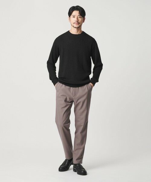 BEAUTY&YOUTH UNITED ARROWS / ビューティー&ユース ユナイテッドアローズ ニット・セーター | 【WEB限定 WARDROBE SMART】マシーンウォッシャブル ウールミックス アゼ クルーネック | 詳細10