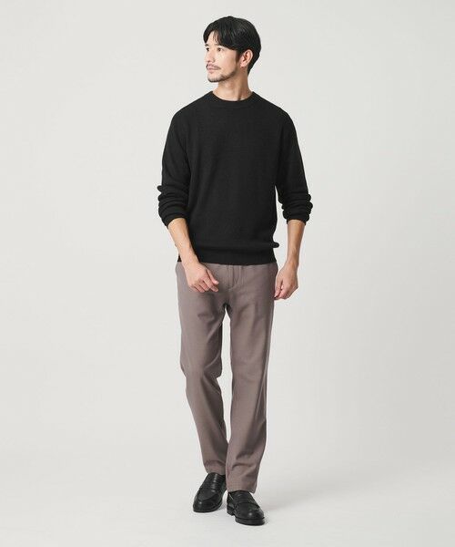 BEAUTY&YOUTH UNITED ARROWS / ビューティー&ユース ユナイテッドアローズ ニット・セーター | 【WEB限定 WARDROBE SMART】マシーンウォッシャブル ウールミックス アゼ クルーネック | 詳細12