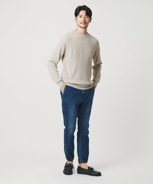 BEAUTY&YOUTH UNITED ARROWS / ビューティー&ユース ユナイテッドアローズ ニット・セーター | 【WEB限定 WARDROBE SMART】マシーンウォッシャブル ウールミックス アゼ クルーネック | 詳細24