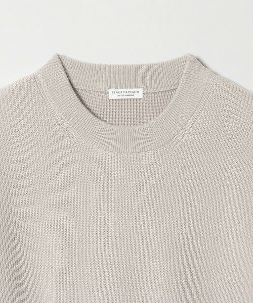 BEAUTY&YOUTH UNITED ARROWS / ビューティー&ユース ユナイテッドアローズ ニット・セーター | 【WEB限定 WARDROBE SMART】マシーンウォッシャブル ウールミックス アゼ クルーネック | 詳細29