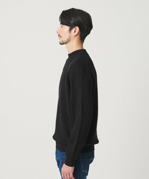 BEAUTY&YOUTH UNITED ARROWS / ビューティー&ユース ユナイテッドアローズ ニット・セーター | 【WEB限定 WARDROBE SMART】マシーンウォッシャブル ウールミックス アゼ モックネック | 詳細9