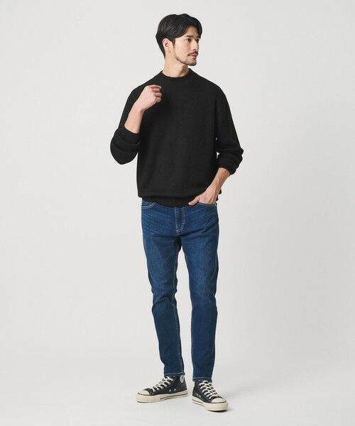 BEAUTY&YOUTH UNITED ARROWS / ビューティー&ユース ユナイテッドアローズ ニット・セーター | 【WEB限定 WARDROBE SMART】マシーンウォッシャブル ウールミックス アゼ モックネック | 詳細7