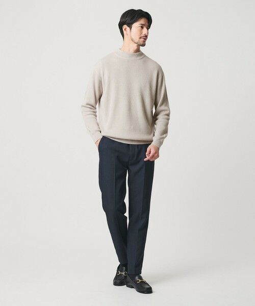 BEAUTY&YOUTH UNITED ARROWS / ビューティー&ユース ユナイテッドアローズ ニット・セーター | 【WEB限定 WARDROBE SMART】マシーンウォッシャブル ウールミックス アゼ モックネック | 詳細19