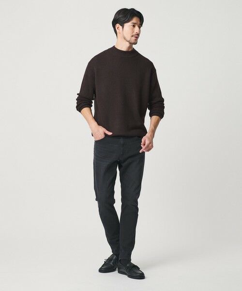 BEAUTY&YOUTH UNITED ARROWS / ビューティー&ユース ユナイテッドアローズ ニット・セーター | 【WEB限定 WARDROBE SMART】マシーンウォッシャブル ウールミックス アゼ モックネック | 詳細30