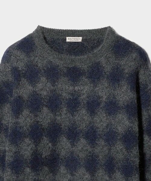 BEAUTY&YOUTH UNITED ARROWS / ビューティー&ユース ユナイテッドアローズ ニット・セーター | ロンバス モヘヤ クルーネック ニット | 詳細9