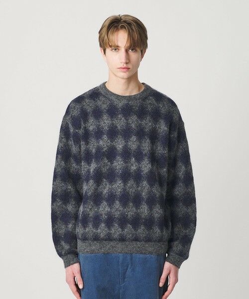BEAUTY&YOUTH UNITED ARROWS / ビューティー&ユース ユナイテッドアローズ ニット・セーター | ロンバス モヘヤ クルーネック ニット | 詳細4
