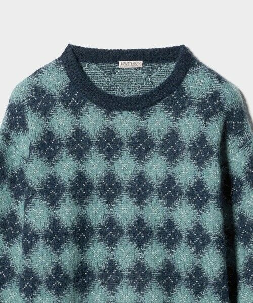 BEAUTY&YOUTH UNITED ARROWS / ビューティー&ユース ユナイテッドアローズ ニット・セーター | ロンバス モヘヤ クルーネック ニット | 詳細14