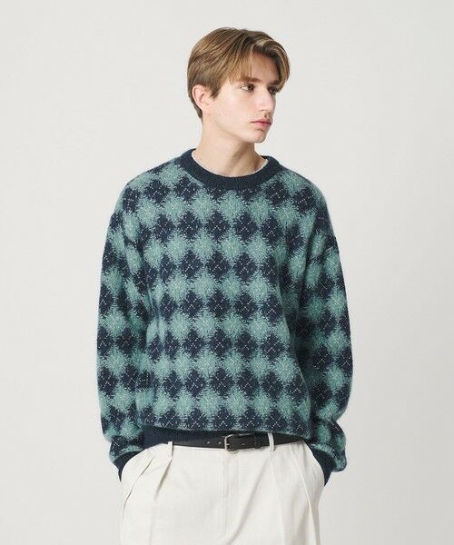 BEAUTY&YOUTH UNITED ARROWS / ビューティー&ユース ユナイテッドアローズ ニット・セーター | ロンバス モヘヤ クルーネック ニット | 詳細11