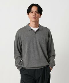 BEAUTY&YOUTH UNITED ARROWS / ビューティー&ユース ユナイテッドアローズ ニット・セーター | SUPER130 ウール ポロニット ウォッシャブル