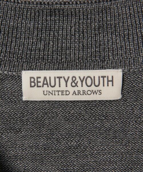 BEAUTY&YOUTH UNITED ARROWS / ビューティー&ユース ユナイテッドアローズ ニット・セーター | SUPER130 ウール ポロニット ウォッシャブル | 詳細16