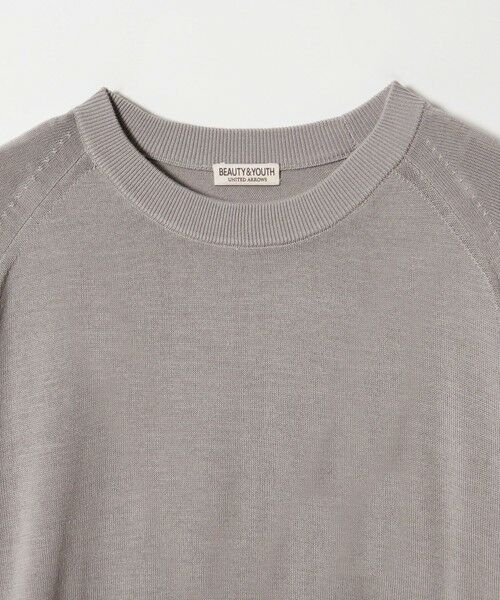 BEAUTY&YOUTH UNITED ARROWS / ビューティー&ユース ユナイテッドアローズ ニット・セーター | SUPER130 ウール クルーネック ニット ウォッシャブル | 詳細4