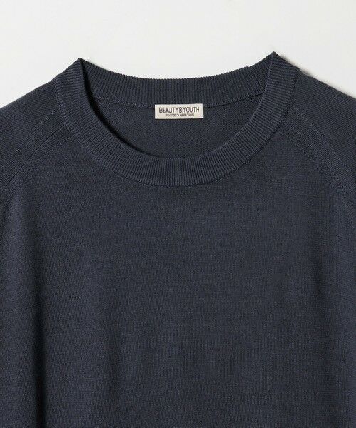 BEAUTY&YOUTH UNITED ARROWS / ビューティー&ユース ユナイテッドアローズ ニット・セーター | SUPER130 ウール クルーネック ニット ウォッシャブル | 詳細16