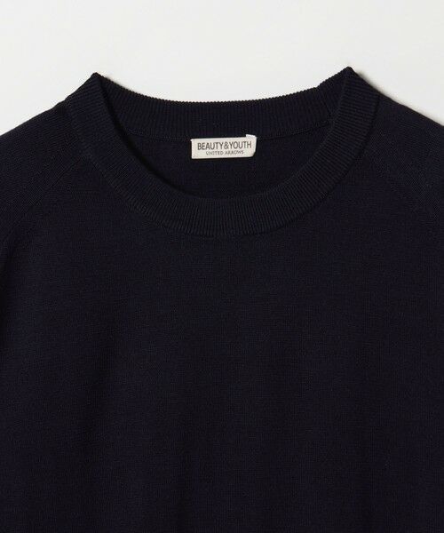 BEAUTY&YOUTH UNITED ARROWS / ビューティー&ユース ユナイテッドアローズ ニット・セーター | SUPER130 ウール クルーネック ニット ウォッシャブル | 詳細25