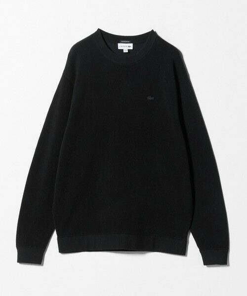 BEAUTY & YOUTH UNITED ARROWS/ビューティー&ユース ユナイテッドアローズ <LACOSTE for BEAUTY & YOUTH>クルーネック スウェット BLACK L BEAUTY & YOUTH UNITED ARROWS/ビューティー&ユース ユナイテッドアローズ <LACOSTE for BEAUTY & YOUTH>クルーネック スウェット BLACK L