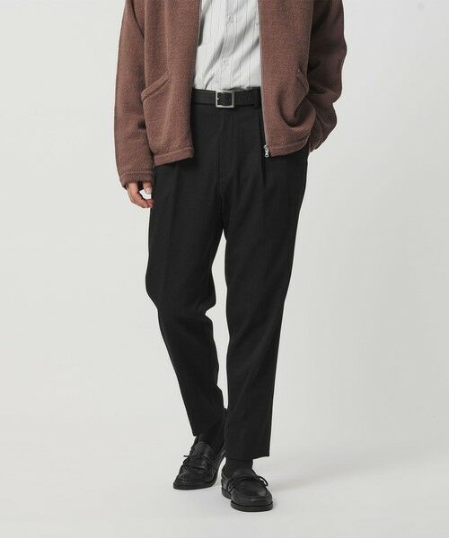 BEAUTY&YOUTH UNITED ARROWS / ビューティー&ユース ユナイテッドアローズ その他パンツ | トリコチン 1プリーツ テーパード パンツ NO.5 ヨコストレッチ | 詳細2